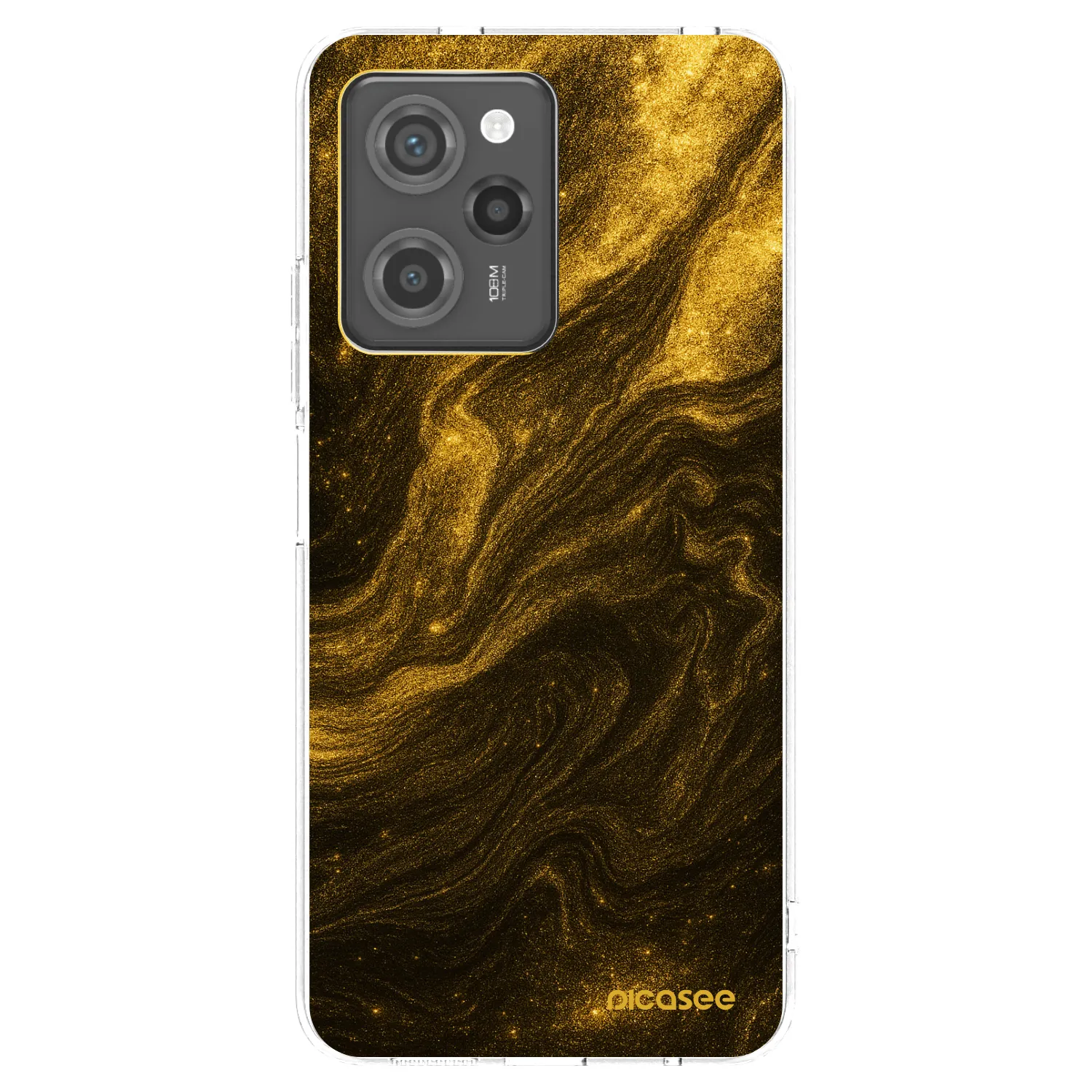 Picasee Xiaomi Poco X5 Pro Hülle - Transparentes Silikon - Black