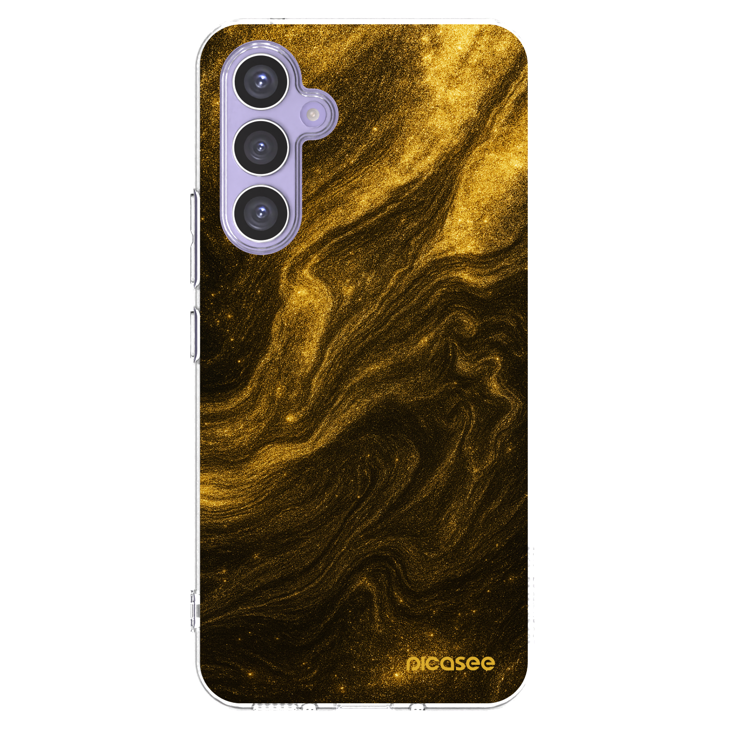 Picasee Samsung Galaxy A54 5G A546B Hülle - Transparentes Silikon - Black