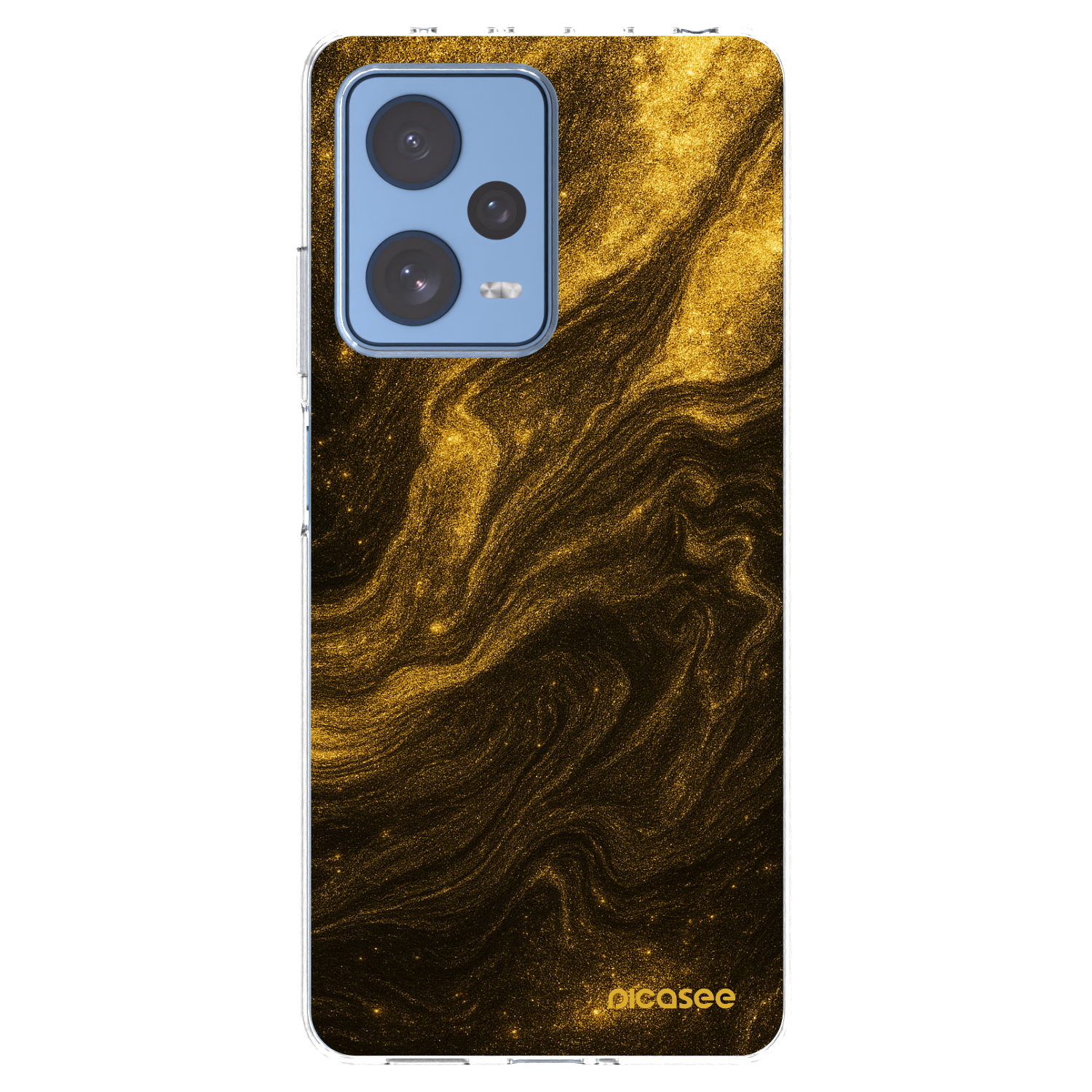Picasee Xiaomi Redmi Note 12 Pro 5G Hülle - Transparentes Silikon - Black