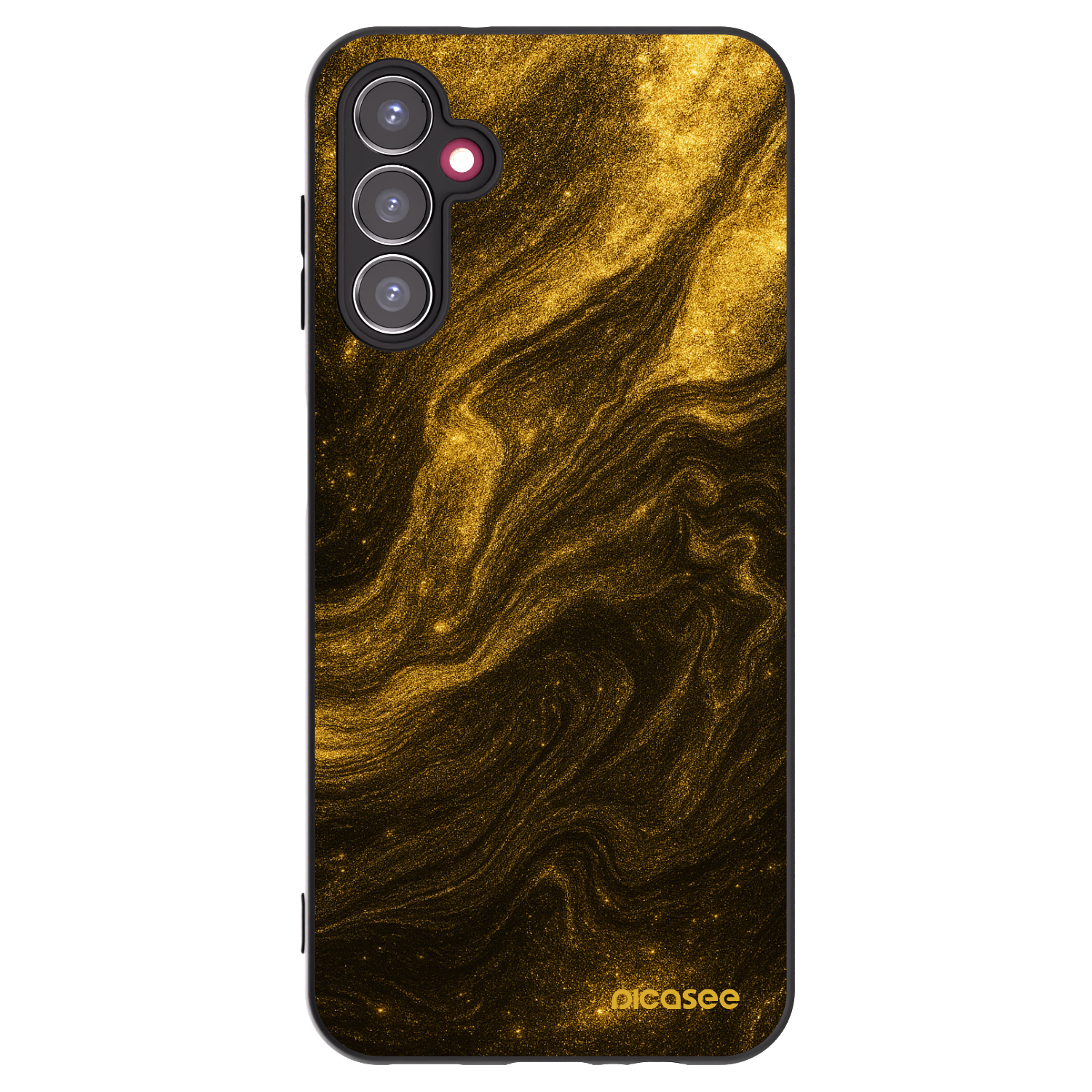 Picasee Samsung Galaxy A14 5G A146P Hülle - Schwarzes Silikon - Black