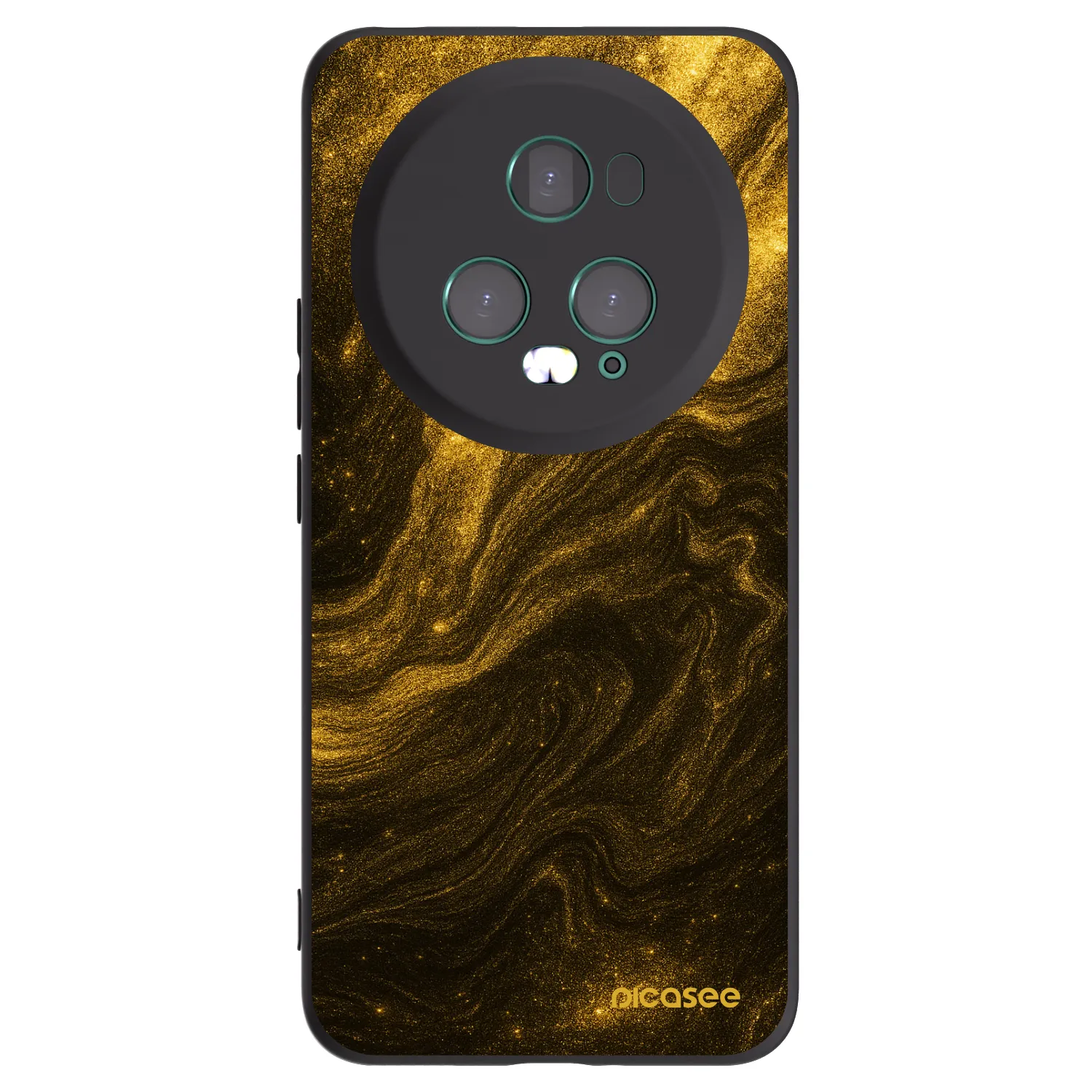 Picasee Honor Magic5 Pro Hülle - Schwarzes Silikon - Black