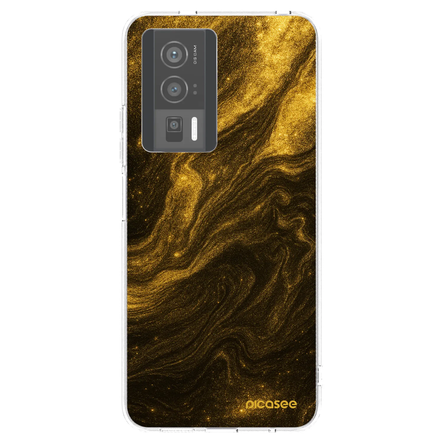 Picasee Xiaomi Poco F5 Pro 5G Hülle - Transparentes Silikon - Black