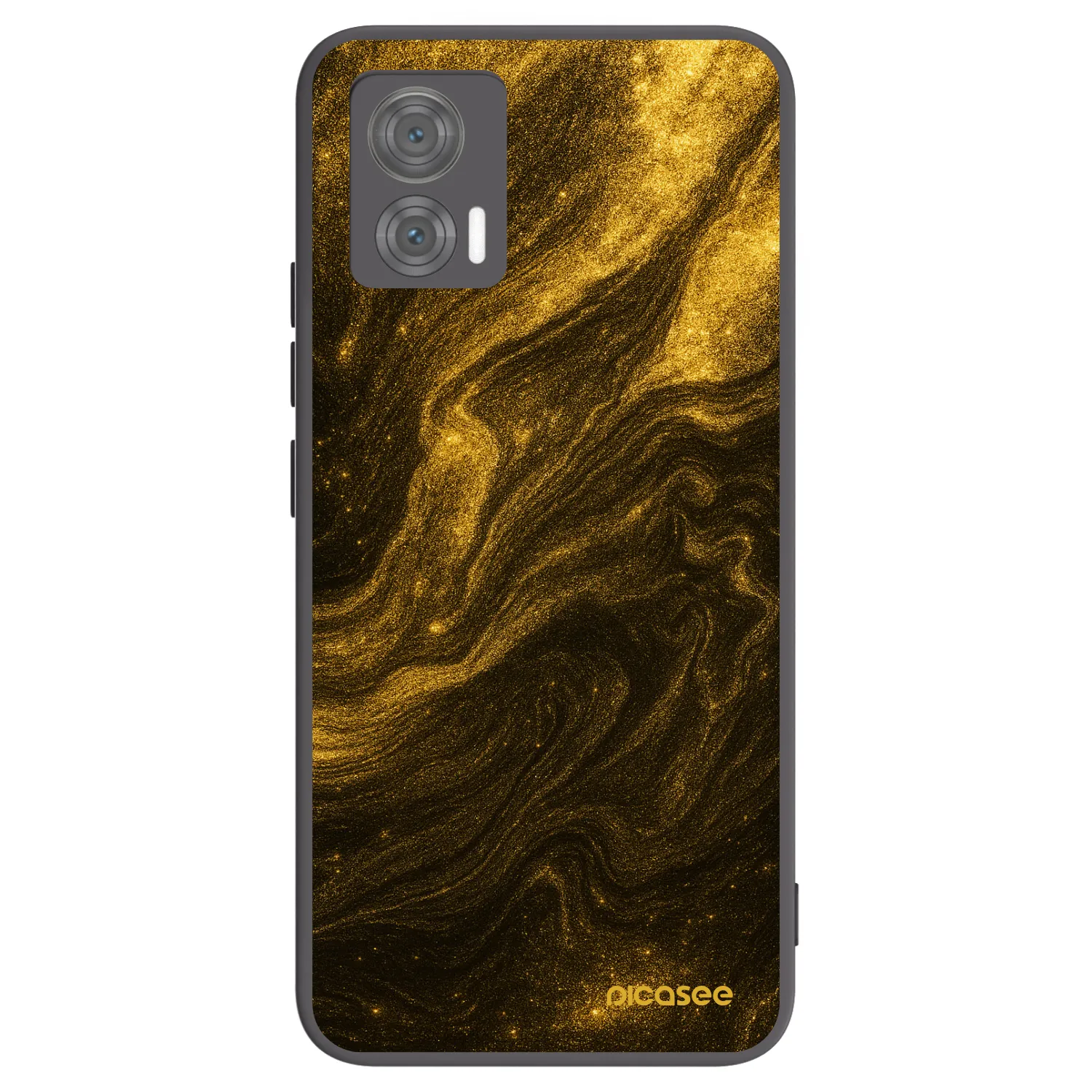 Picasee Motorola Edge 30 Neo Hülle - Schwarzes Silikon - Black