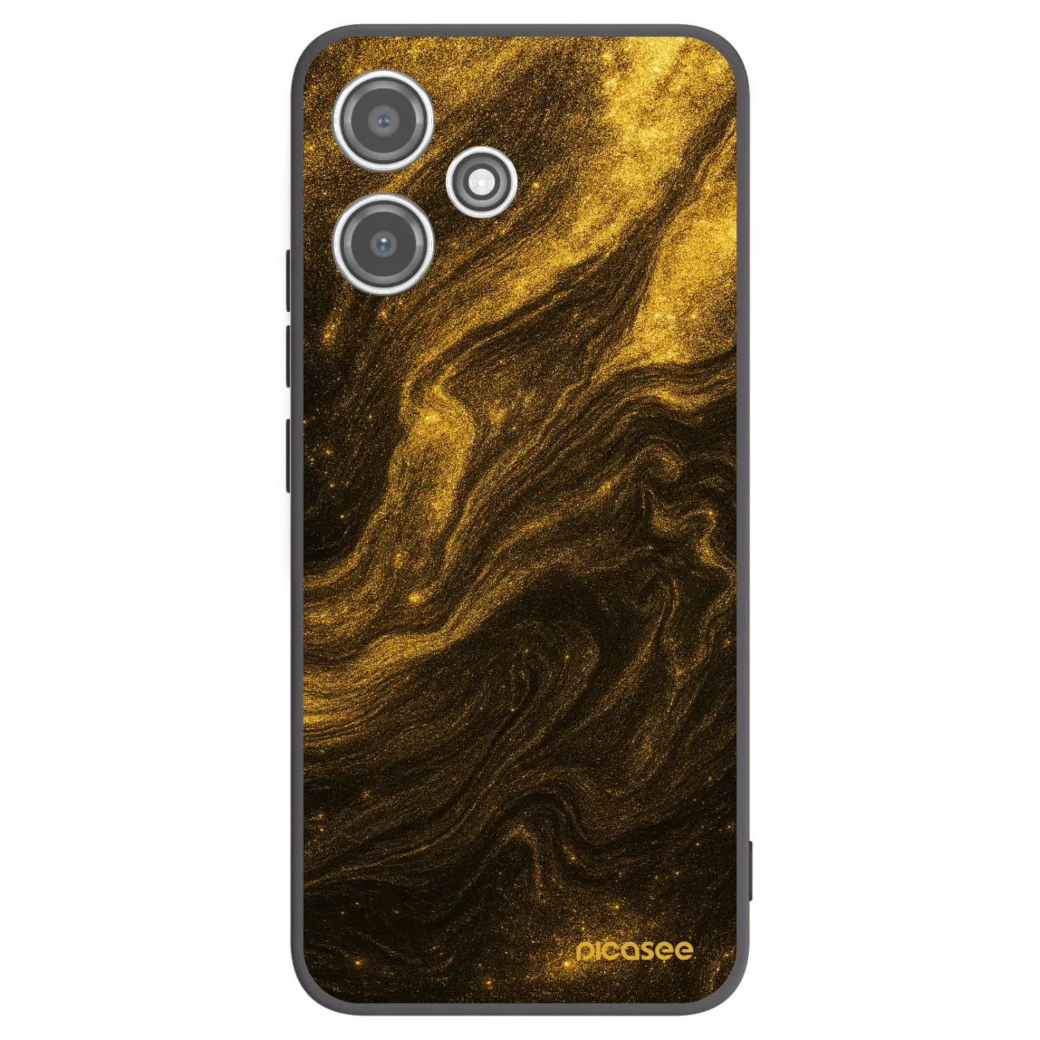 Picasee Xiaomi Redmi 12 5G Hülle - Schwarzes Silikon - Black