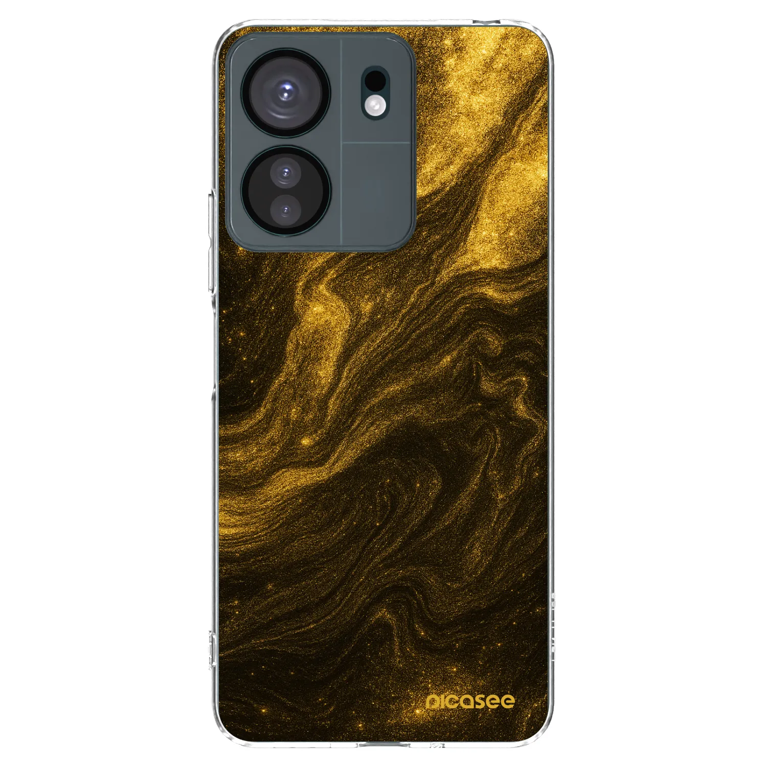 Picasee Xiaomi Redmi 13C 4G Hülle - Transparentes Silikon - Black
