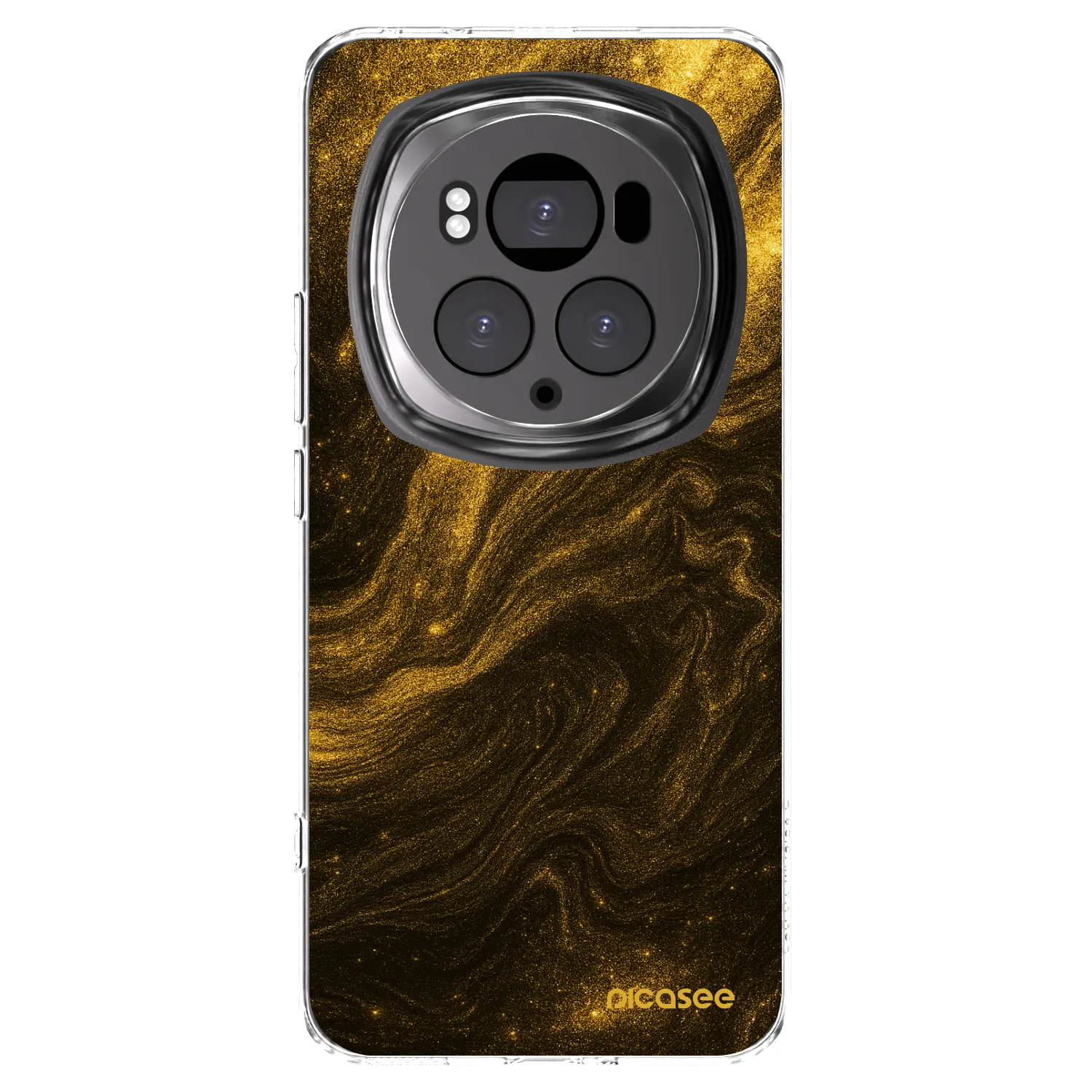 Picasee Honor Magic6 Pro Hülle - Transparentes Silikon - Black