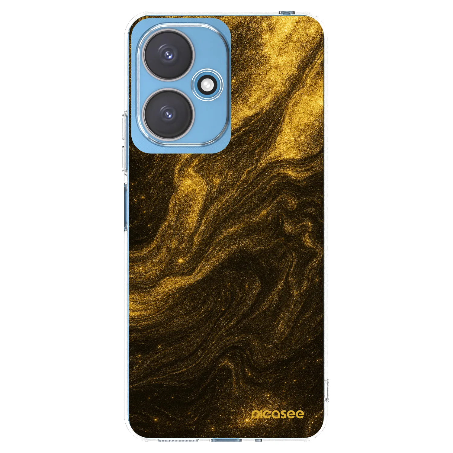 Picasee Xiaomi Redmi 13C 5G Hülle - Transparentes Silikon - Black