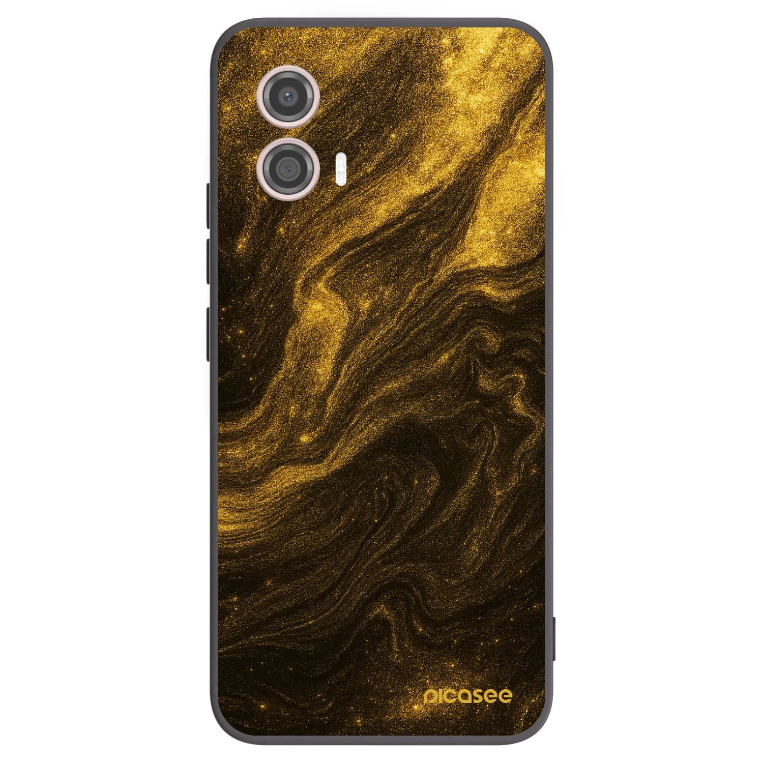 Picasee Motorola Moto G53 5G Hülle - Schwarzes Silikon - Black