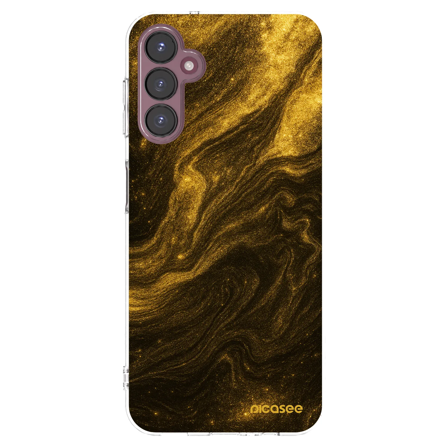 Picasee Samsung Galaxy A05s A057G Hülle - Transparentes Silikon - Black