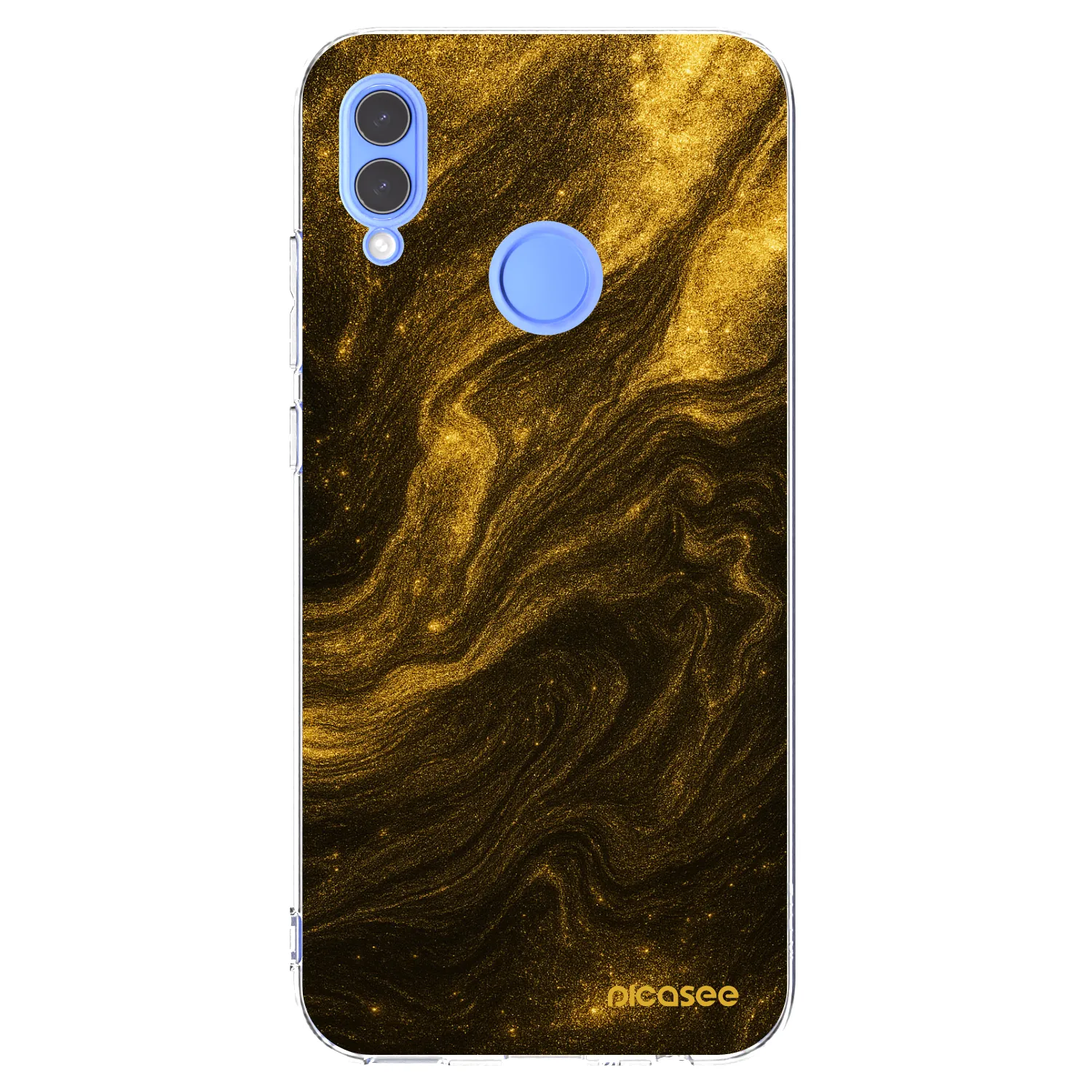 Picasee Huawei P Smart 2019 Hülle - Transparentes Silikon - Black