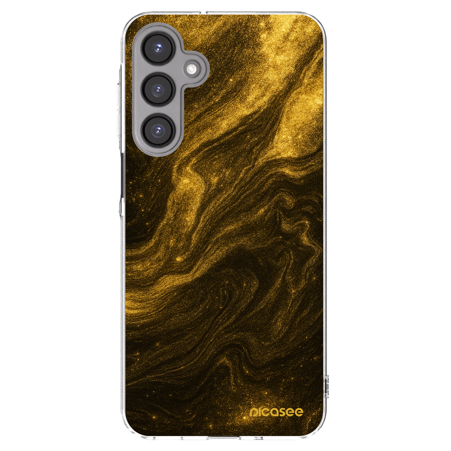 Picasee Samsung Galaxy A16 5G Hülle - Transparentes Silikon - Black