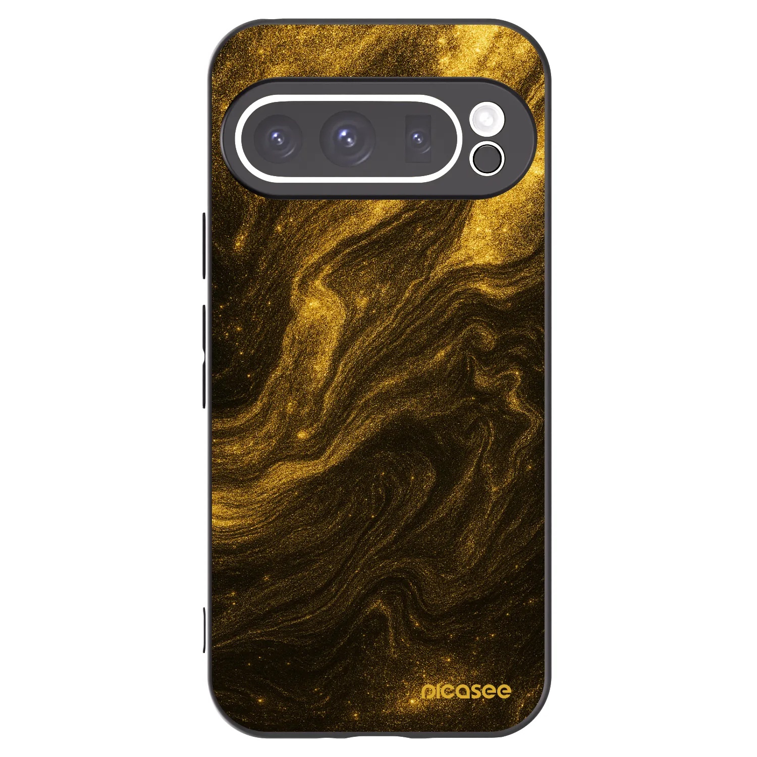 Picasee Google Pixel 9 Pro Hülle - Schwarzes Silikon - Black