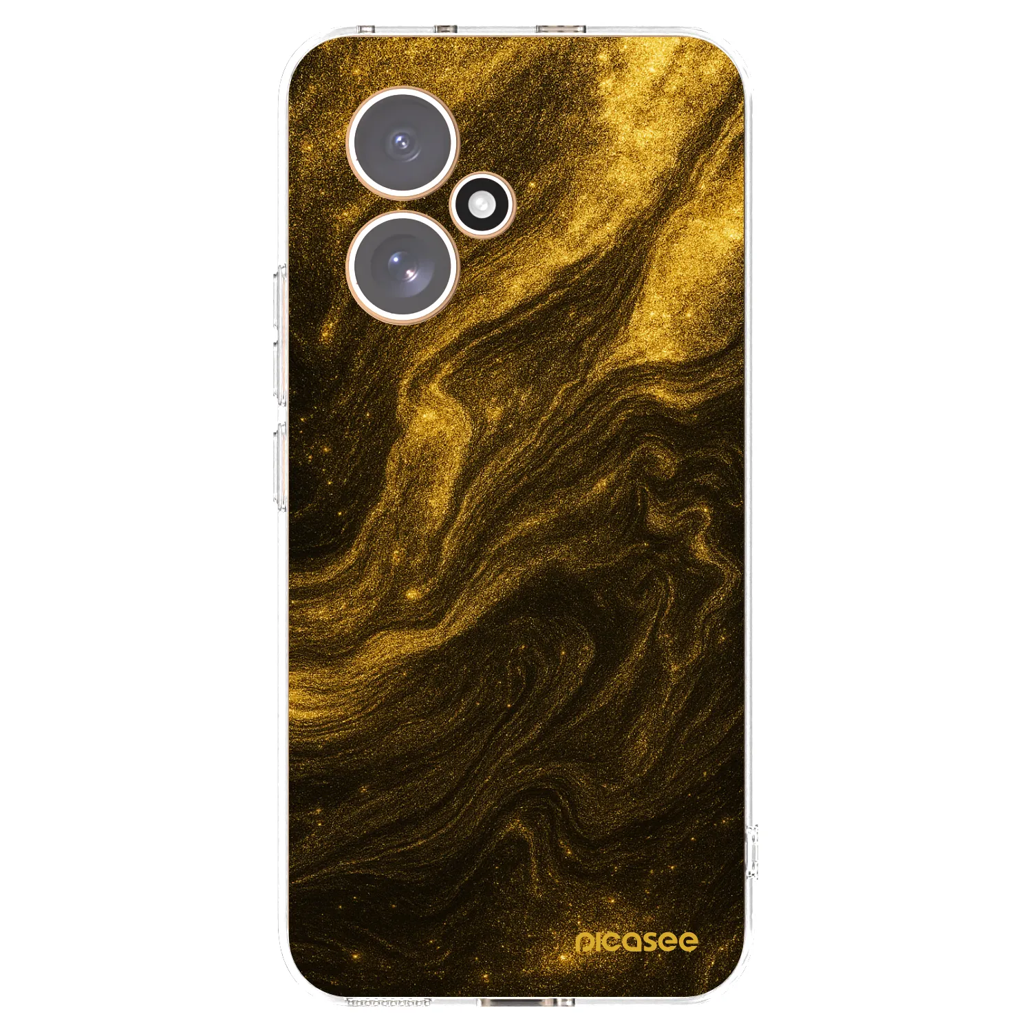 Picasee Honor 400 5G Hülle - Transparentes Silikon - Black