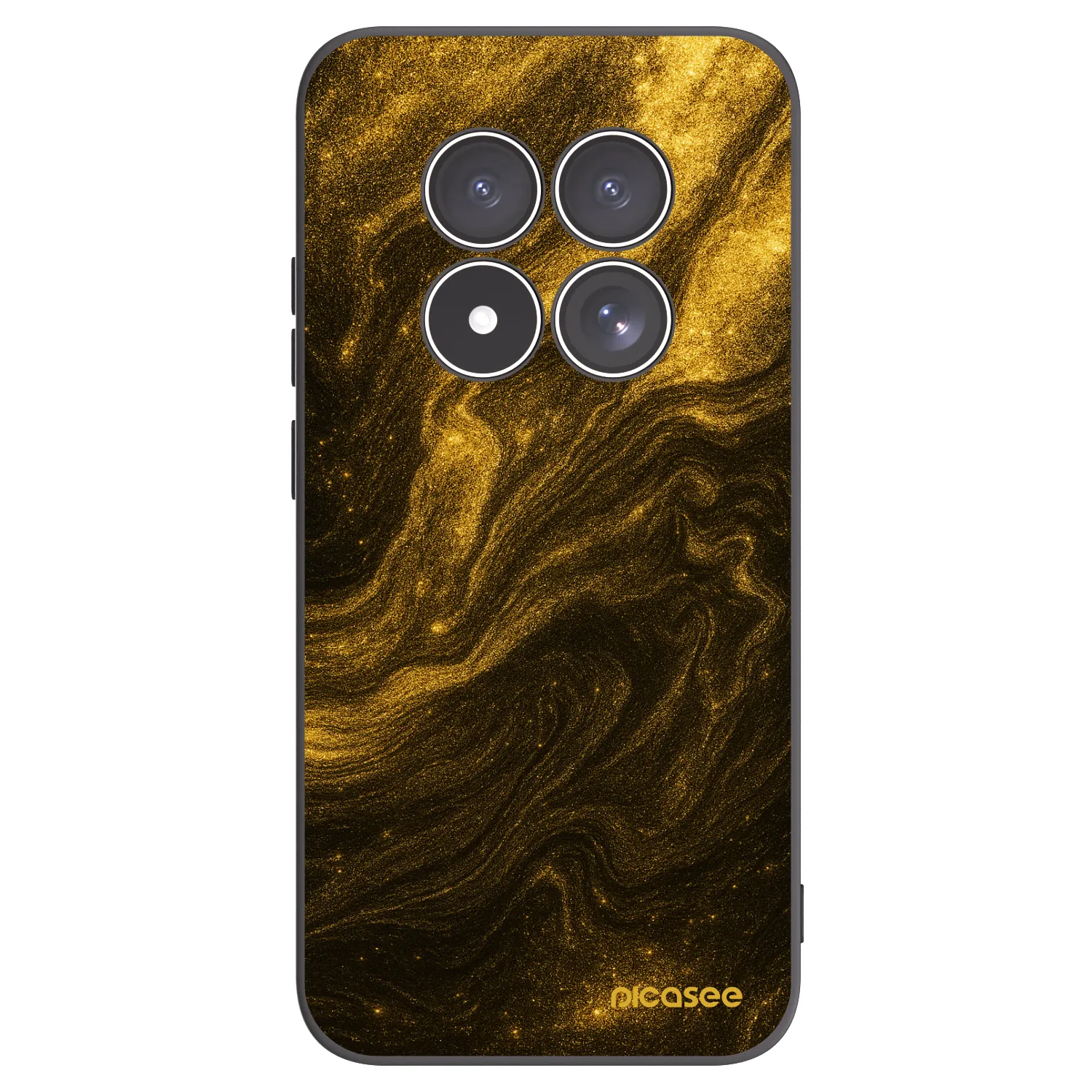 Picasee Xiaomi Redmi Note 15 Pro 4G Hülle - Schwarzes Silikon - Black