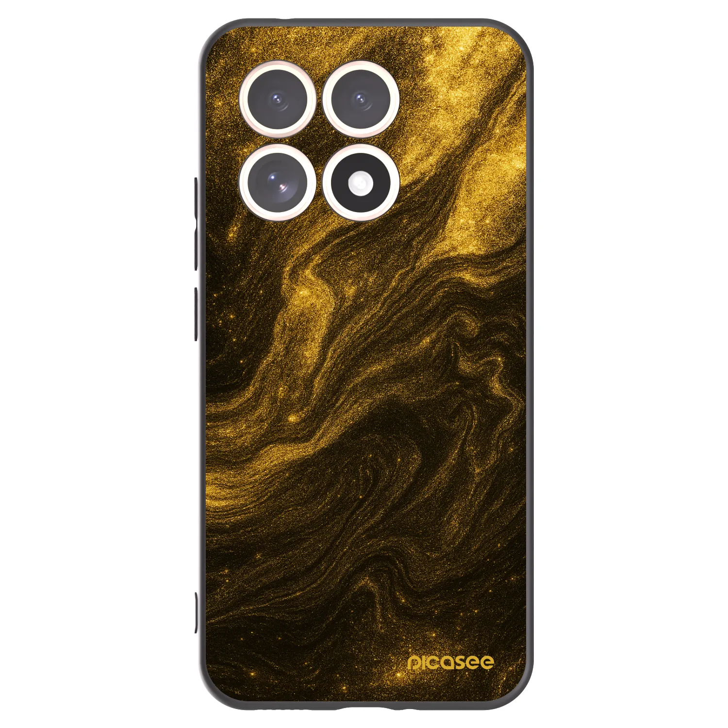 Picasee Xiaomi 15T Hülle - Schwarzes Silikon - Black