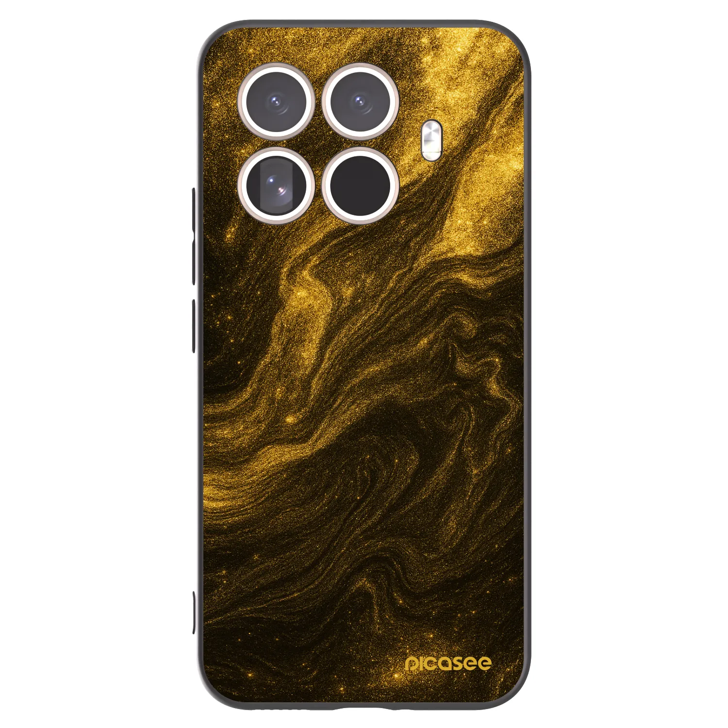 Picasee Xiaomi 15T Pro Hülle - Schwarzes Silikon - Black