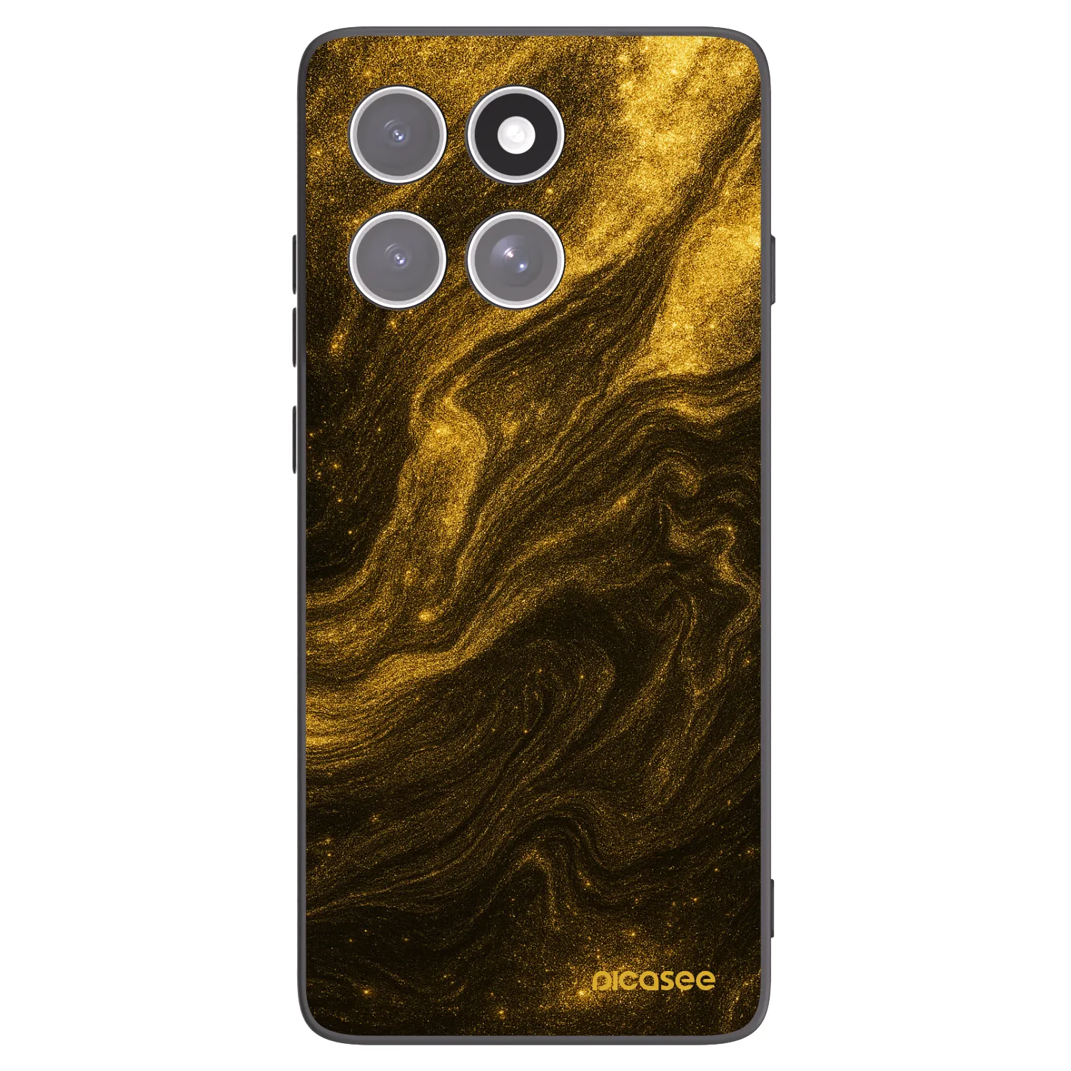 Picasee Motorola Edge 60 Fusion Hülle - Schwarzes Silikon - Black