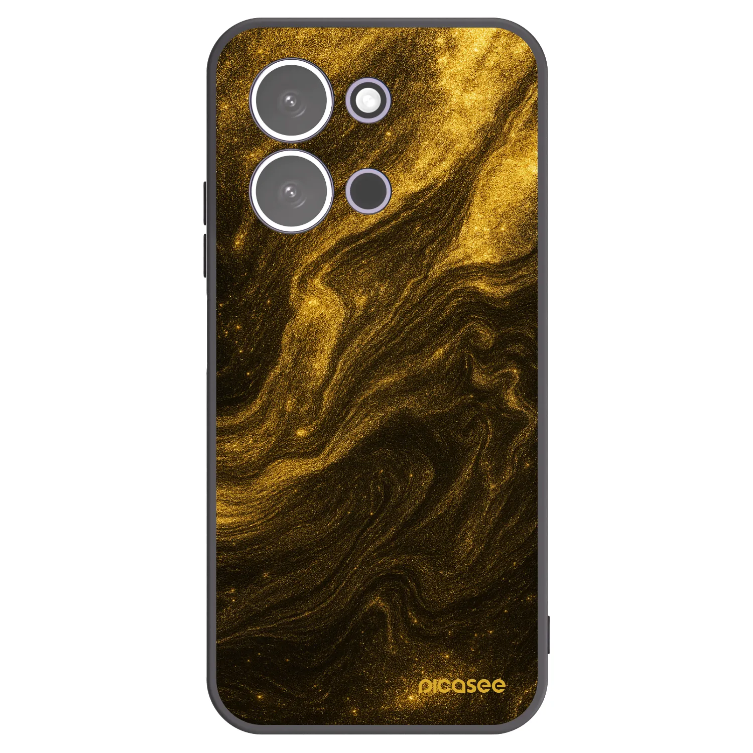 Picasee Xiaomi Redmi 15C 5G Hülle - Schwarzes Silikon - Black