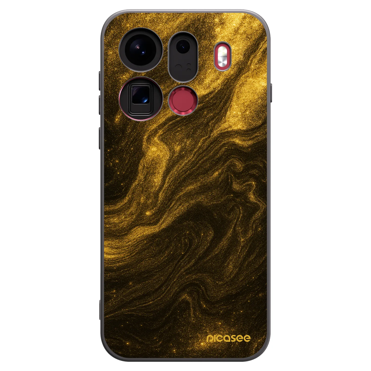 Picasee OPPO Find X9 Pro Hülle - Schwarzes Silikon - Black