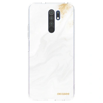 Picasee Xiaomi Redmi 9 Hülle - Transparentes Silikon - White