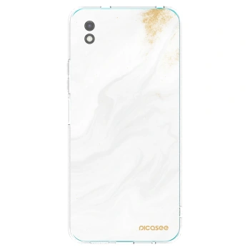 Picasee Xiaomi Redmi 9A Hülle - Schwarzes Silikon - White