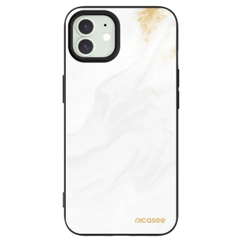 Picasee Apple iPhone 12 Pro Hülle - Schwarzes Silikon - White