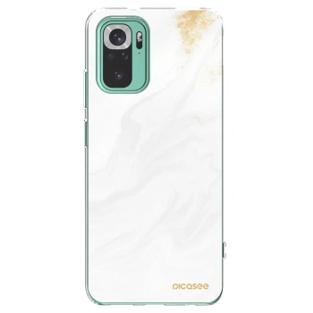 Picasee Xiaomi Redmi Note 10 Pro Hülle - Transparentes Silikon - White