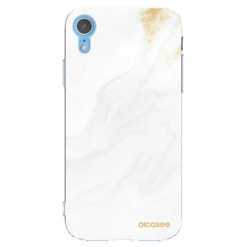 Picasee Apple iPhone XR Hülle - Transparentes Silikon - White
