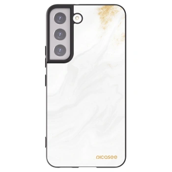 Picasee Samsung Galaxy S22 5G Hülle - Schwarzes Silikon - White