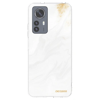 Picasee Xiaomi 12 Pro Hülle - Transparentes Silikon - White