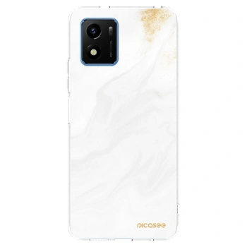 Picasee Vivo Y01 Hülle - Transparentes Silikon - White