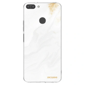 Picasee Huawei P Smart Hülle - Transparentes Silikon - White