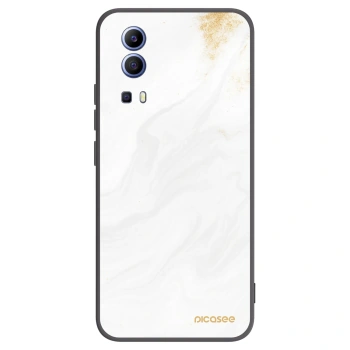 Picasee Vivo Y52 5G Hülle - Schwarzes Silikon - White