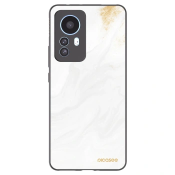 Picasee Xiaomi 12T Pro Hülle - Schwarzes Silikon - White