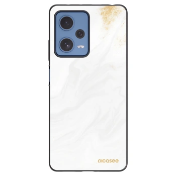 Picasee Xiaomi Redmi Note 12 Pro 5G Hülle - Schwarzes Silikon - White