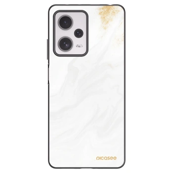 Picasee Xiaomi Redmi Note 12 Pro+ 5G Hülle - Schwarzes Silikon - White