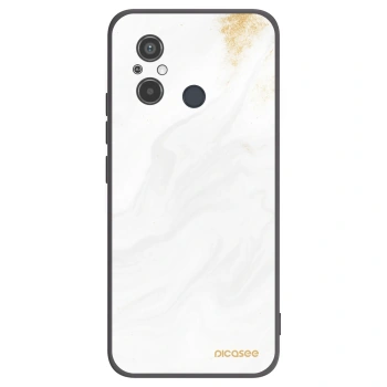 Picasee Xiaomi Redmi 12C Hülle - Schwarzes Silikon - White