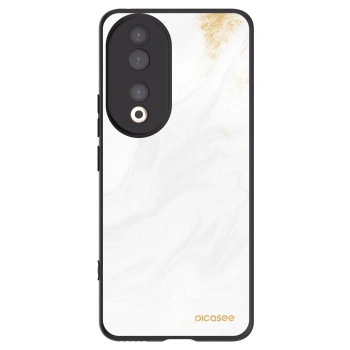 Picasee Honor 90 5G Hülle - Schwarzes Silikon - White