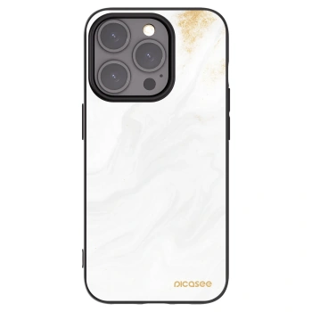 Picasee Apple iPhone 15 Pro Hülle - Schwarzes Silikon - White