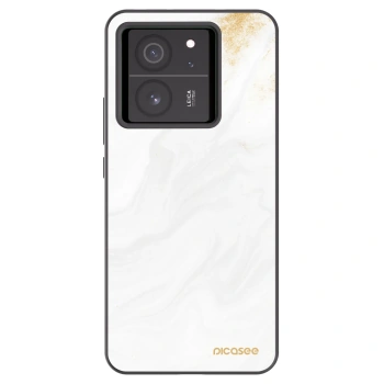 Picasee Xiaomi 13T Hülle - Schwarzes Silikon - White