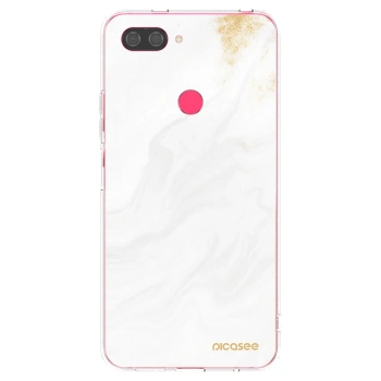 Picasee Xiaomi Mi 8 Lite Hülle - Transparentes Silikon - White