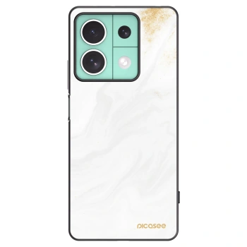 Picasee Xiaomi Redmi Note 13 5G Hülle - Schwarzes Silikon - White