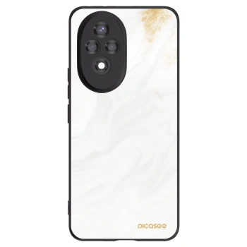 Picasee Honor 200 Pro 5G Hülle - Schwarzes Silikon - White