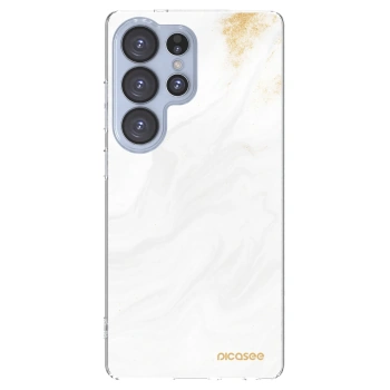 Picasee Samsung Galaxy S25 Ultra 5G Hülle - Transparentes Silikon - White