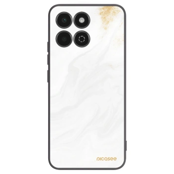Picasee Honor 200 Smart 5G Hülle - Schwarzes Silikon - White