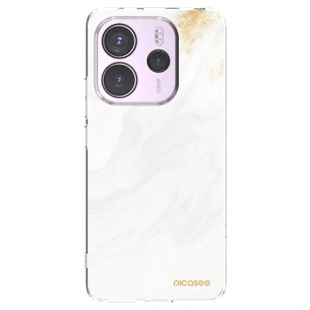 Picasee Xiaomi Redmi Note 14 4G Hülle - Transparentes Silikon - White