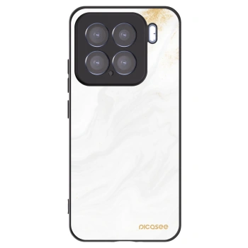 Picasee Xiaomi 15 Hülle - Schwarzes Silikon - White
