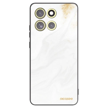 Picasee Motorola Moto G86 Power 5G Hülle - Schwarzes Silikon - White