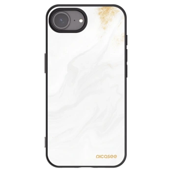 Picasee Apple iPhone 17e Hülle - Schwarzes Silikon - White