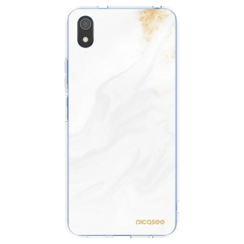 Picasee Xiaomi Redmi 7A Hülle - Transparentes Silikon - White